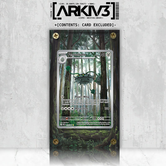 [UNIT: 149/86] // Ferrothorn Extended Art Display Case - Raw