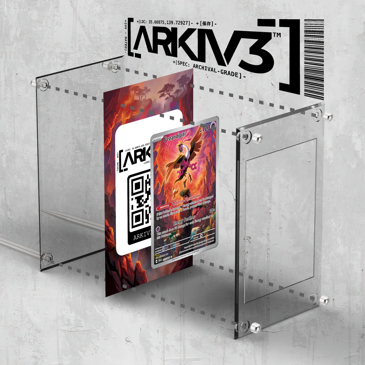 [UNIT: 73/64] // Fezandipiti Extended Art Display Case - Raw