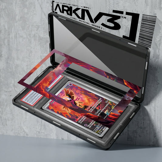 ARKIV3 PSA graded exploded mockup