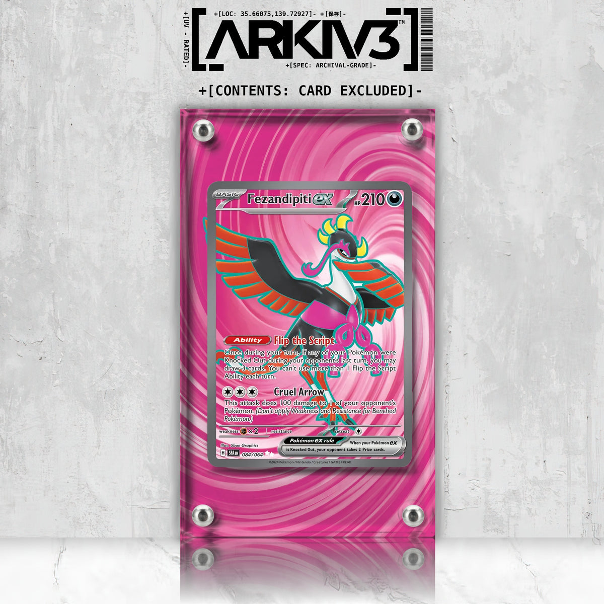 [UNIT: 84/64] // Fezandipiti ex Extended Art Display Case - Raw