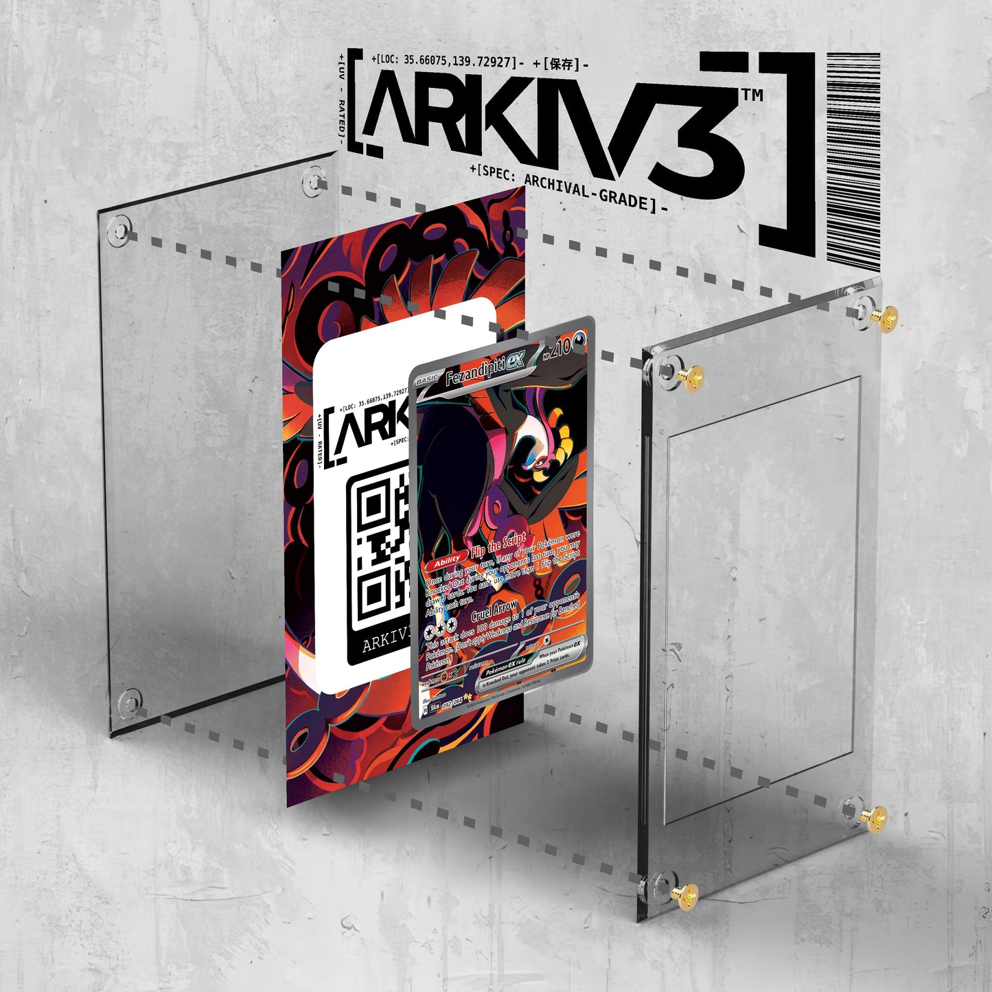 [UNIT: 92/64] // Fezandipiti ex Extended Art Display Case - Raw