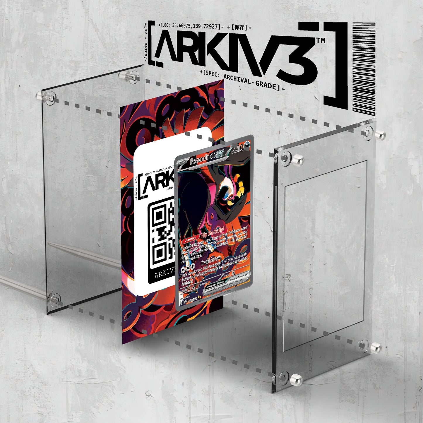 [UNIT: 92/64] // Fezandipiti ex Extended Art Display Case - Raw
