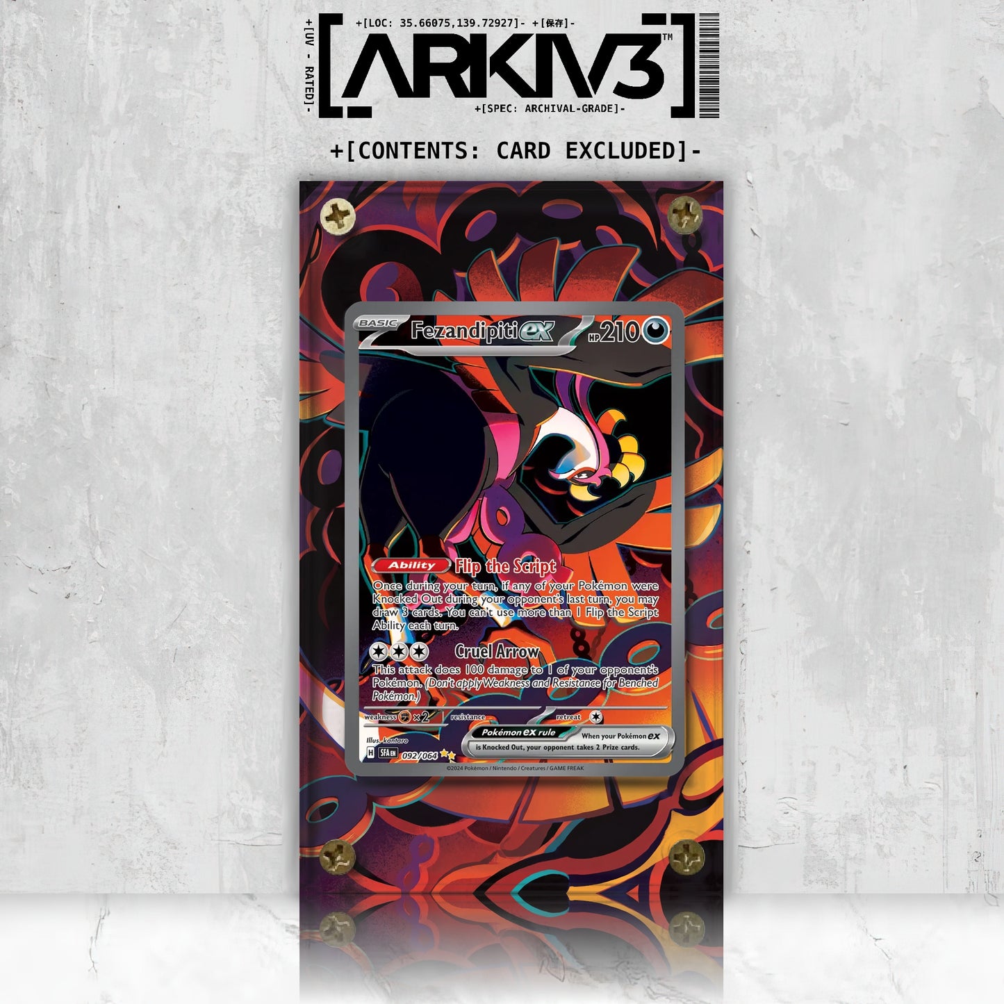 [UNIT: 92/64] // Fezandipiti ex Extended Art Display Case - Raw