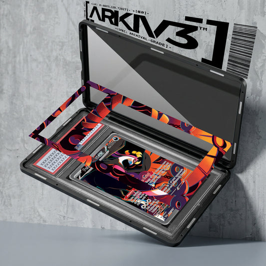 ARKIV3 PSA graded exploded mockup