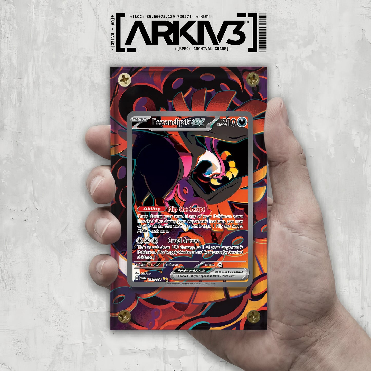 [UNIT: 92/64] // Fezandipiti ex Extended Art Display Case - Raw