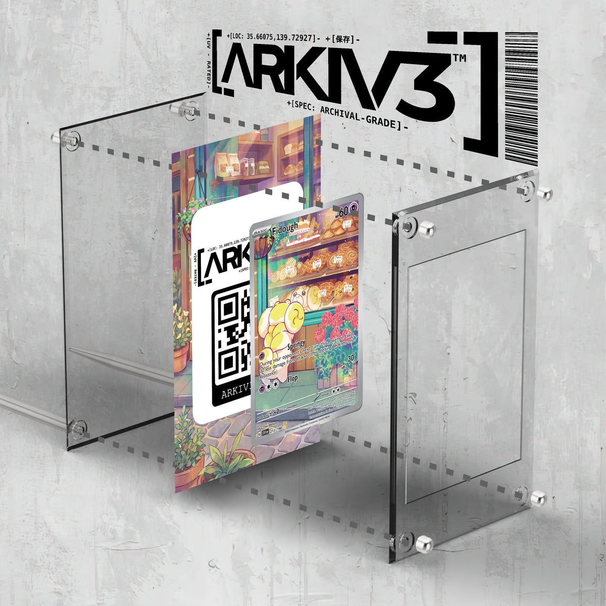 [UNIT: 213/198] // Fidough Extended Art Display Case - Raw