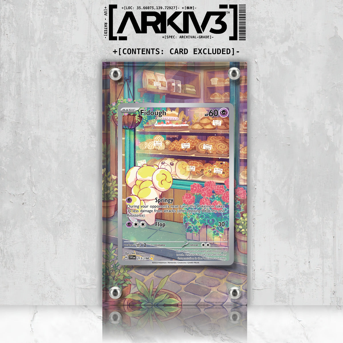 [UNIT: 213/198] // Fidough Extended Art Display Case - Raw