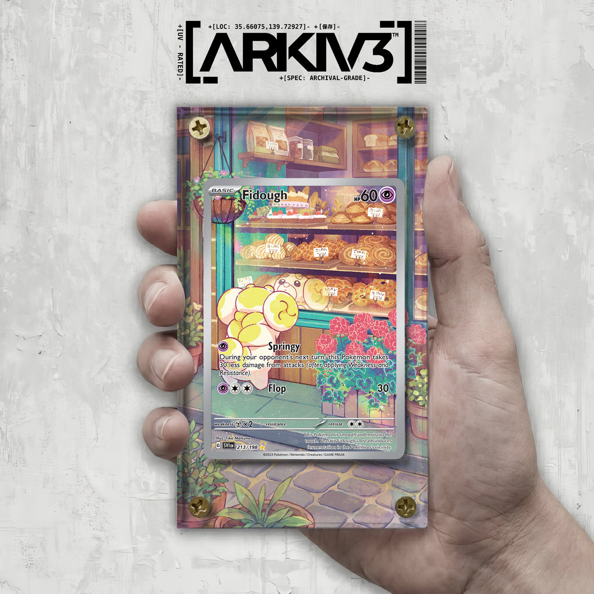[UNIT: 213/198] // Fidough Extended Art Display Case - Raw