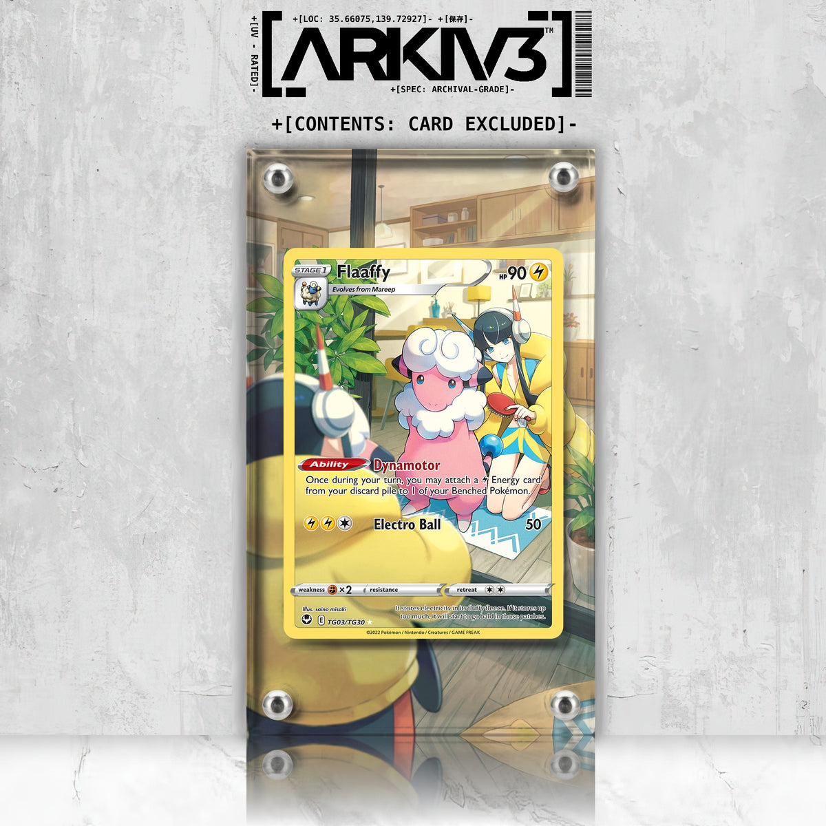 [UNIT: TG03/TG30] // Flaaffy Extended Art Display Case - Raw