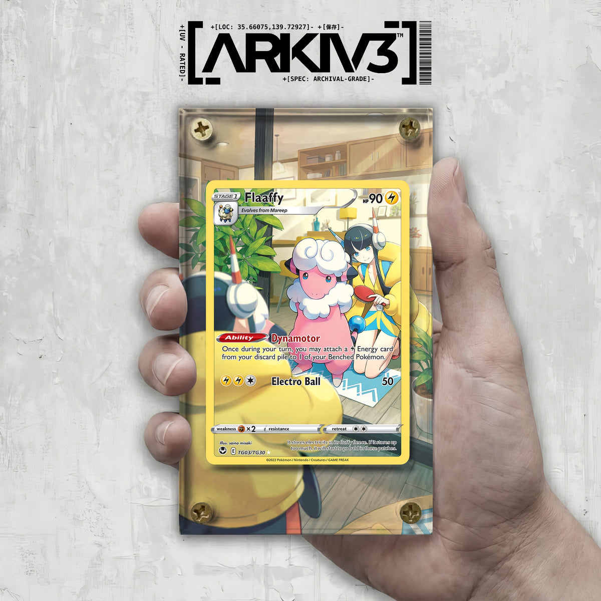 [UNIT: TG03/TG30] // Flaaffy Extended Art Display Case - Raw