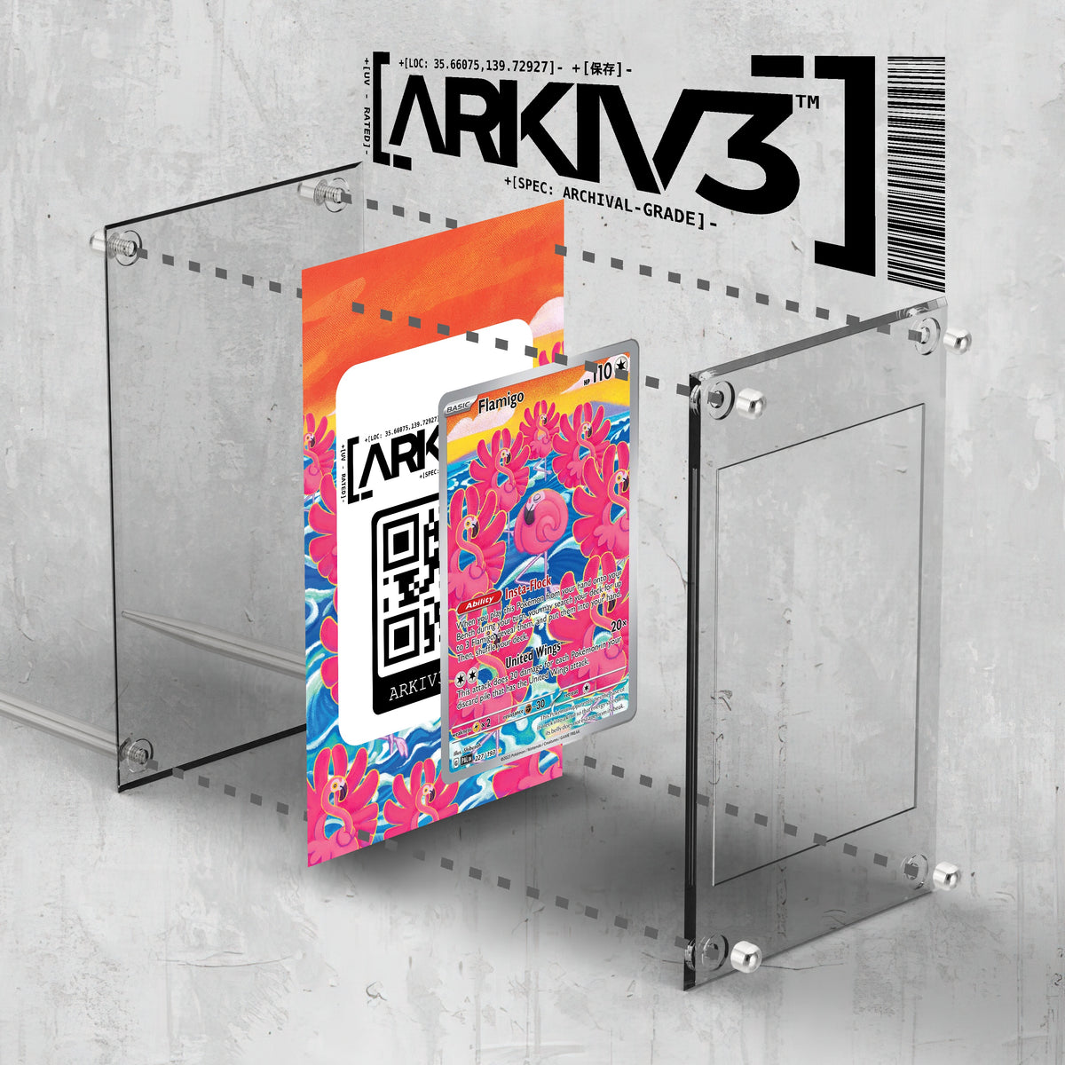 [UNIT: 227/193] // Flamigo Extended Art Display Case - Raw