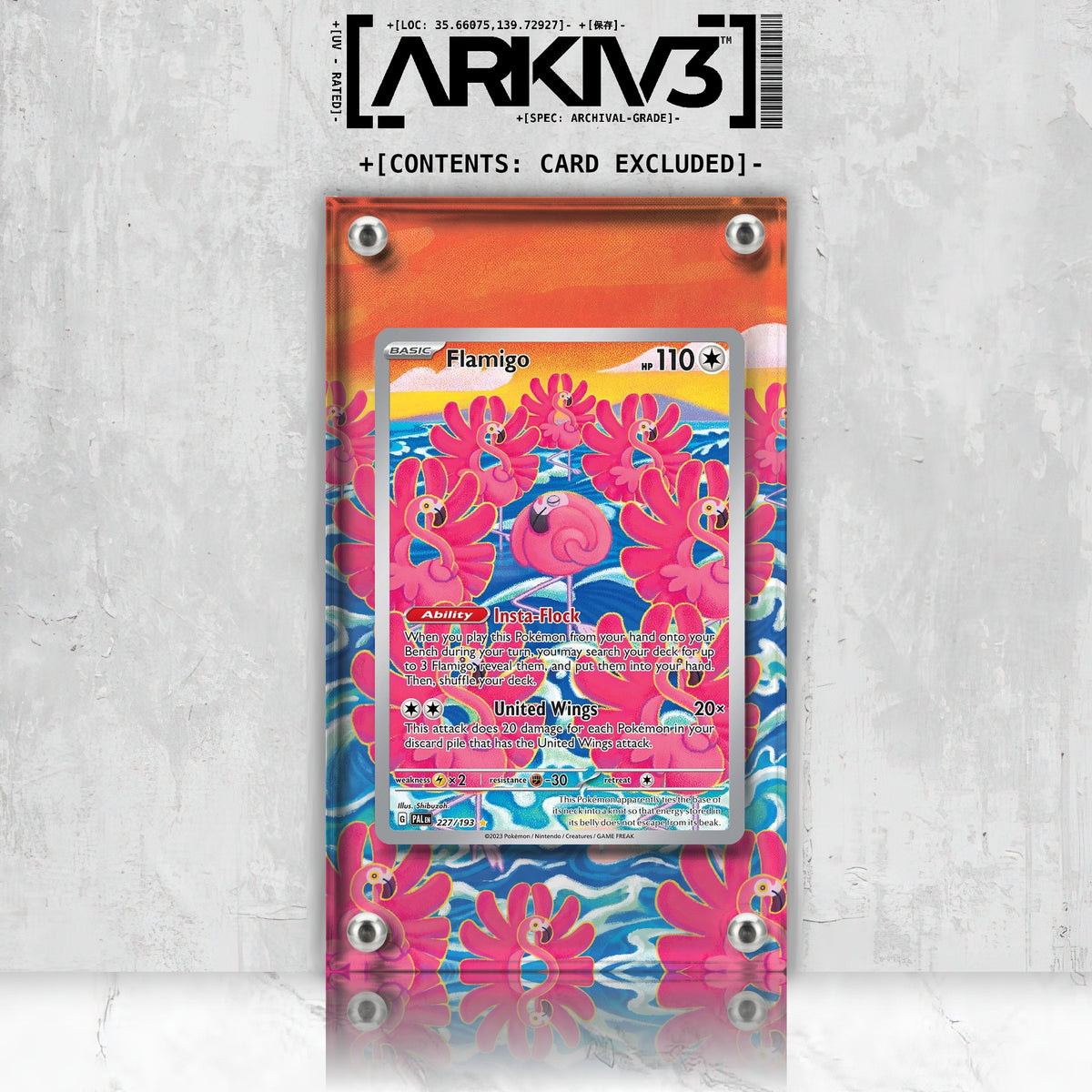 [UNIT: 227/193] // Flamigo Extended Art Display Case - Raw