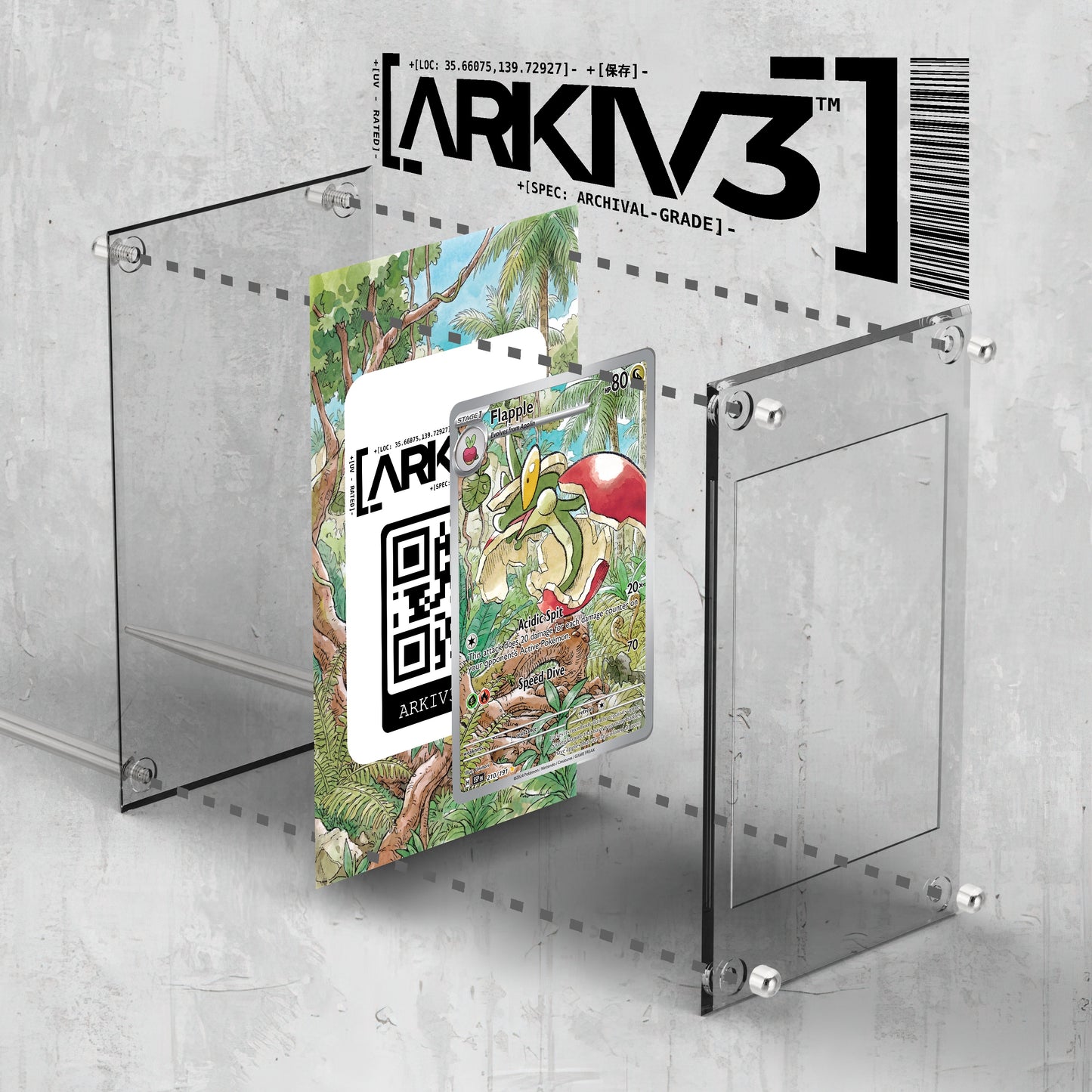 [UNIT: 210/191] // Flapple Extended Art Display Case - Raw