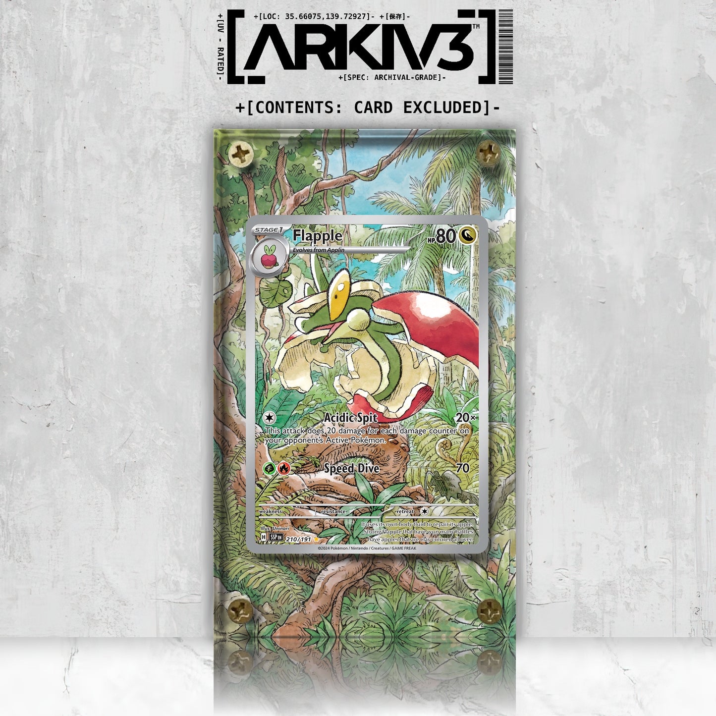 [UNIT: 210/191] // Flapple Extended Art Display Case - Raw