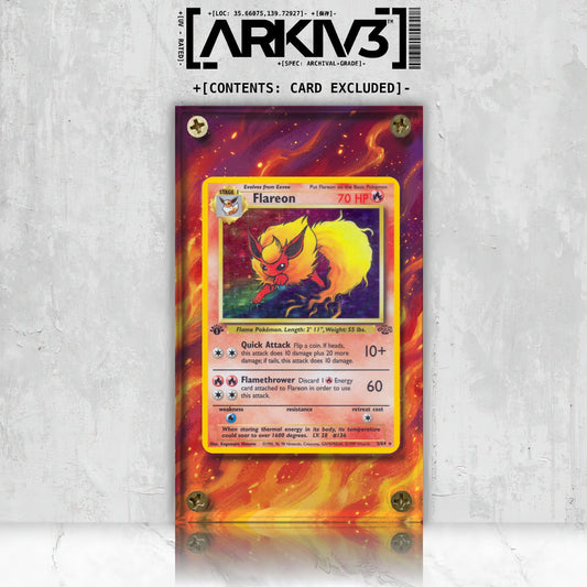 [UNIT: 3/64] // Flareon Extended Art Display Case - Raw