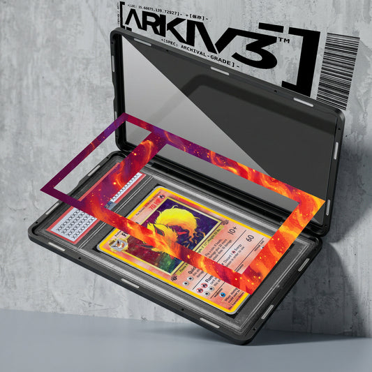 ARKIV3 PSA graded exploded mockup