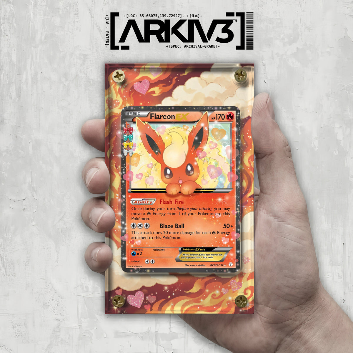 [UNIT: RC6/RC32] // Flareon Extended Art Display Case - Raw