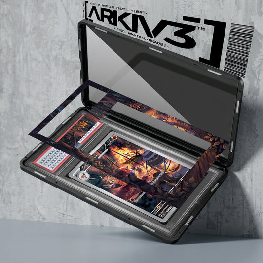 ARKIV3 PSA graded exploded mockup