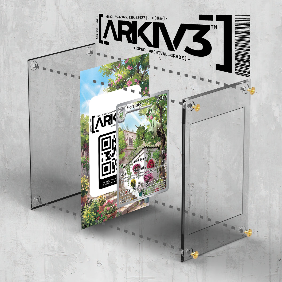 [UNIT: 197/193] // Floragato Extended Art Display Case - Raw