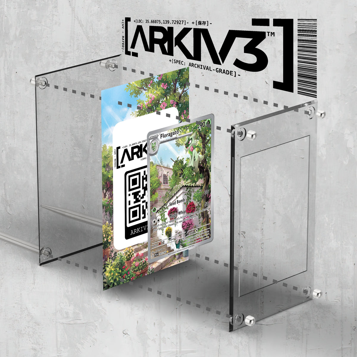 [UNIT: 197/193] // Floragato Extended Art Display Case - Raw