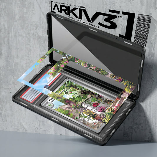 ARKIV3 PSA graded exploded mockup