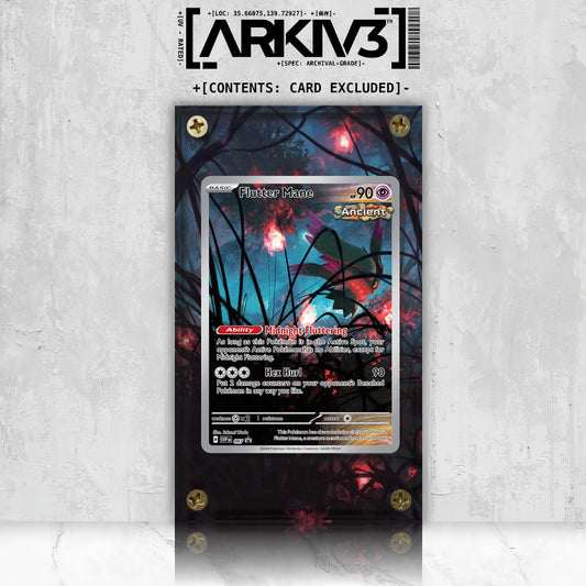 [UNIT: 97] // Flutter Mane Extended Art Display Case - Raw
