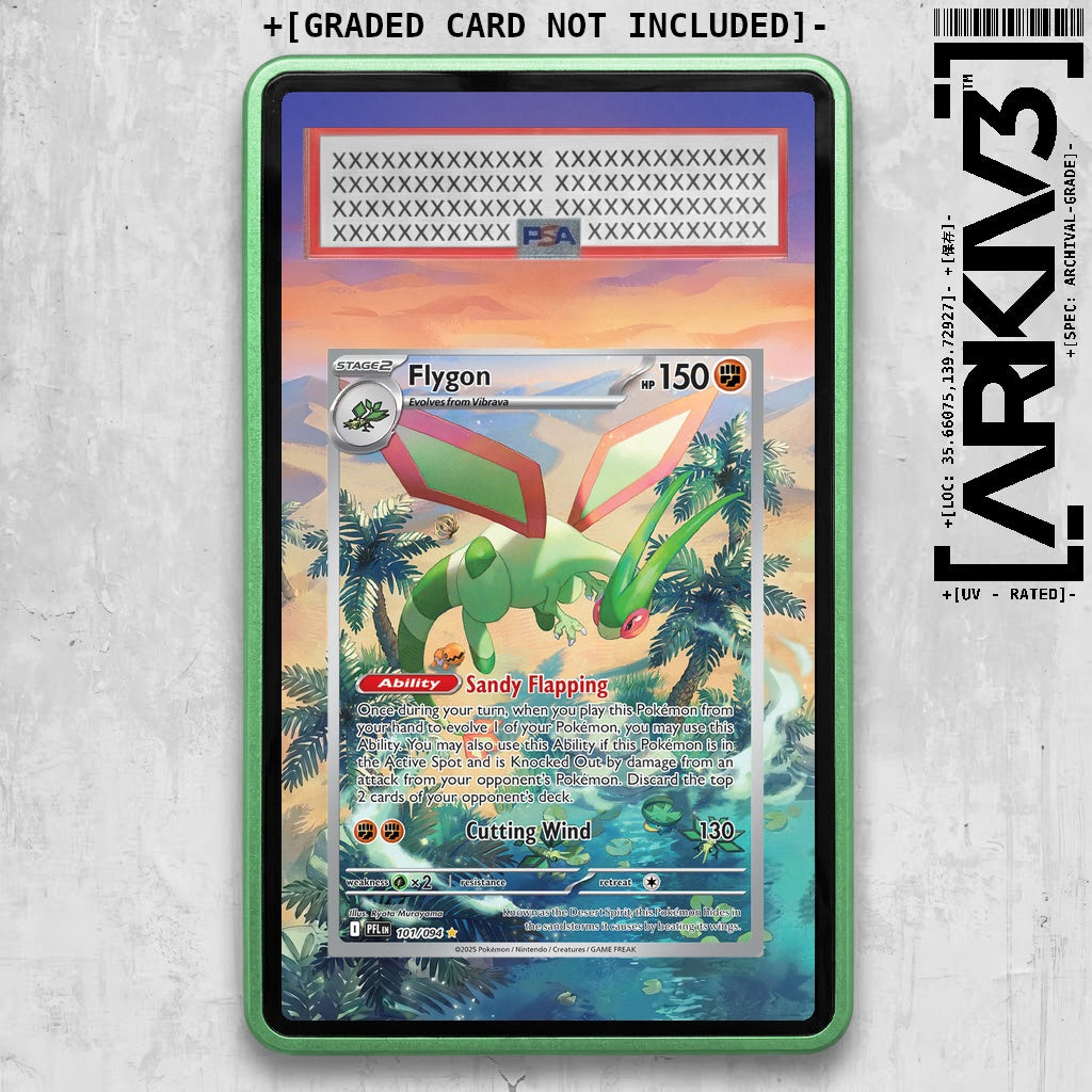 [UNIT: 101/094] // Flygon Extended Art Display Case - Graded