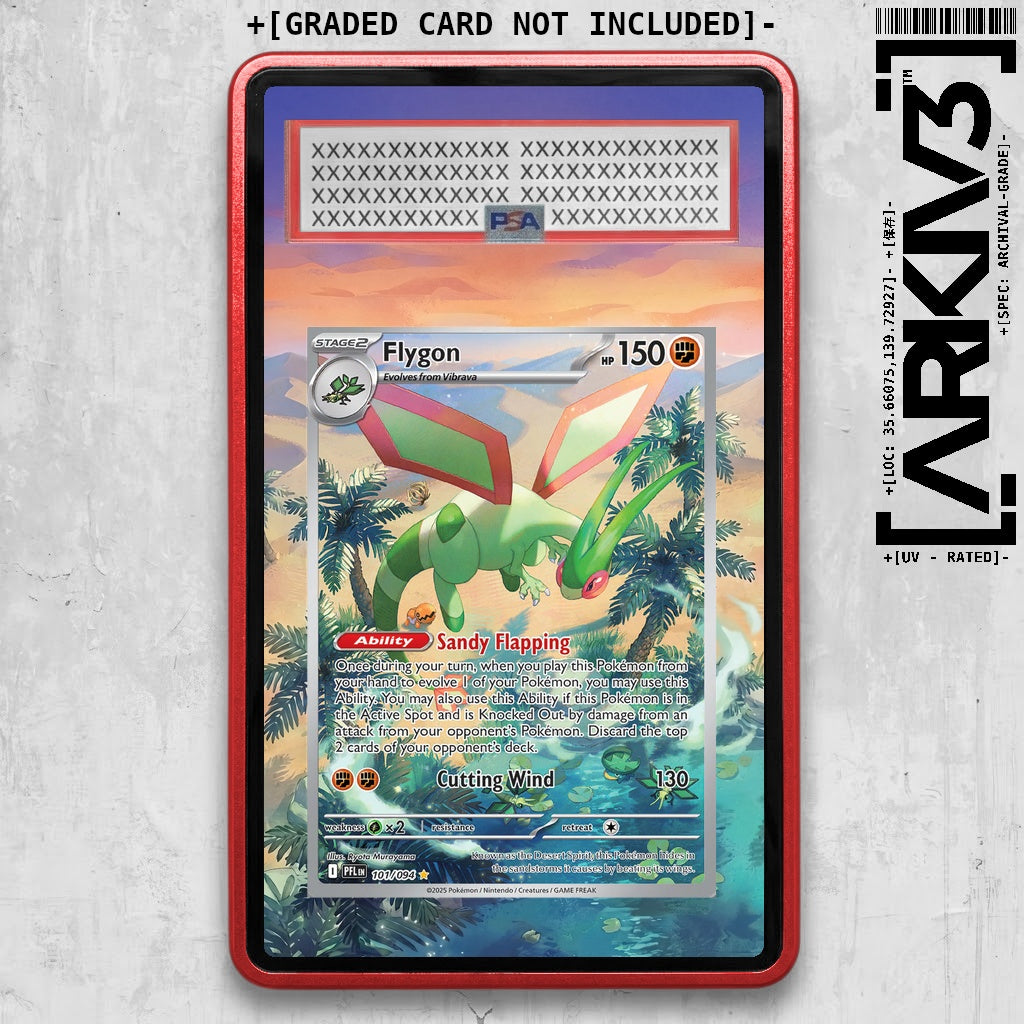 [UNIT: 101/094] // Flygon Extended Art Display Case - Graded