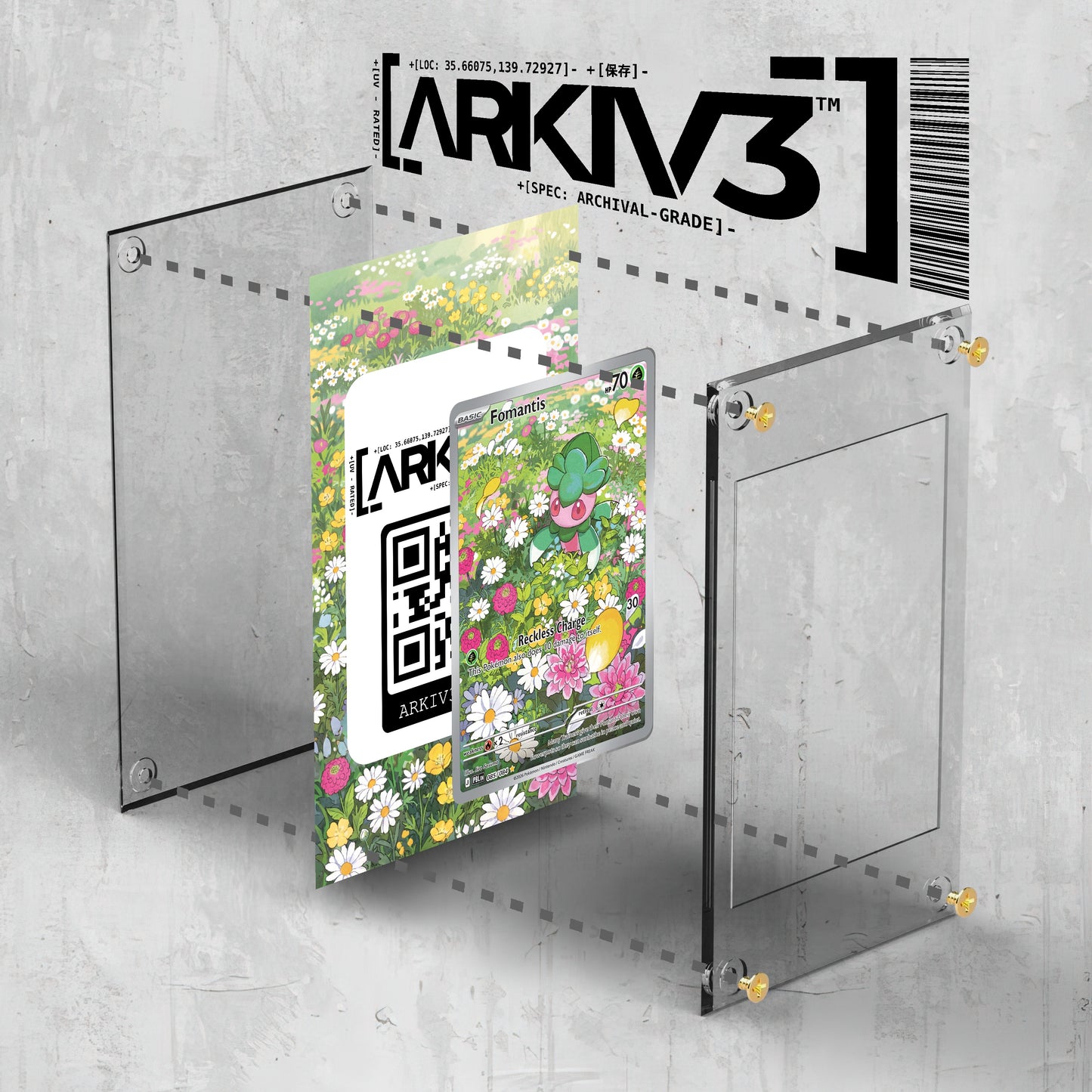 [UNIT: 85/84] // Fomantis Extended Art Display Case - Raw