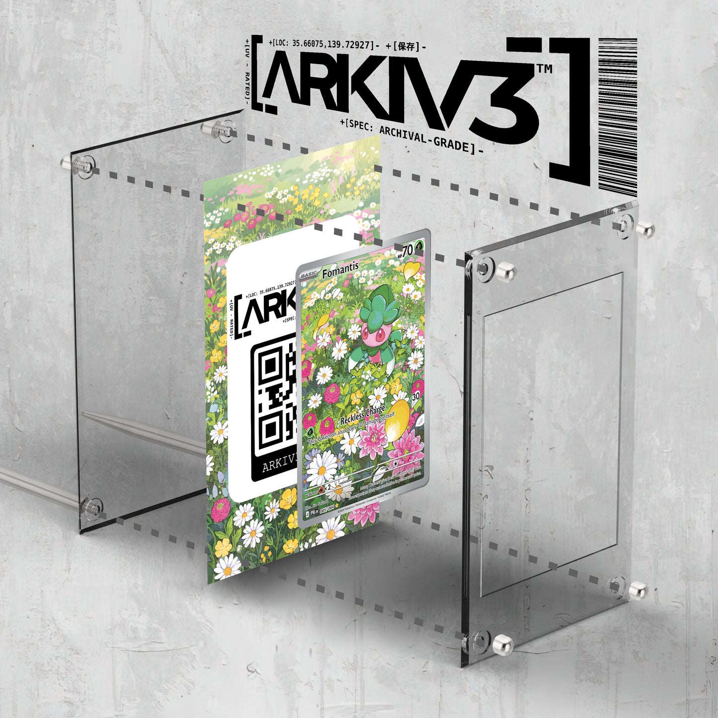 [UNIT: 85/84] // Fomantis Extended Art Display Case - Raw