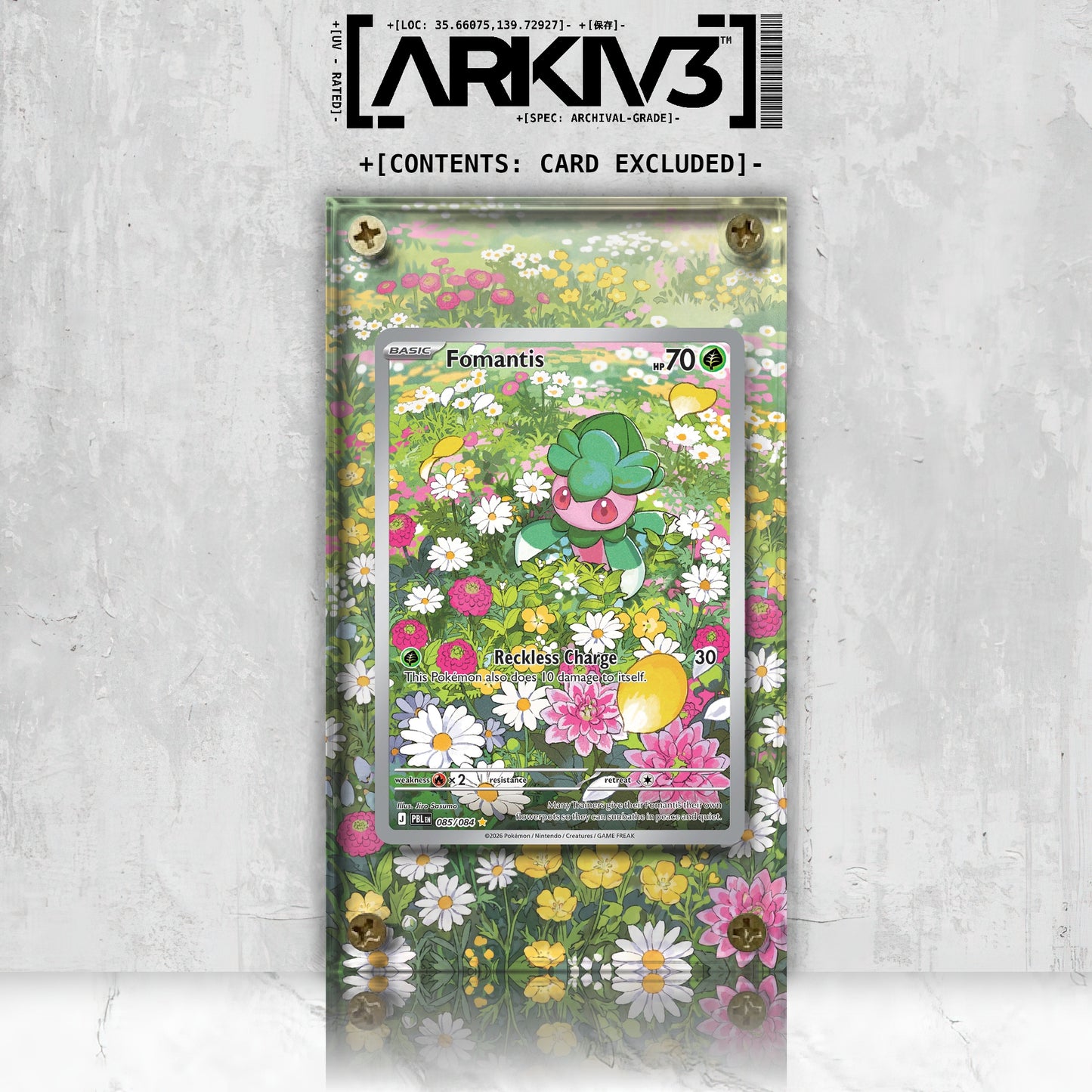 [UNIT: 85/84] // Fomantis Extended Art Display Case - Raw