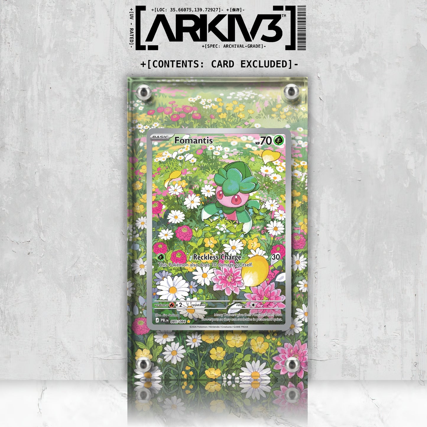 [UNIT: 85/84] // Fomantis Extended Art Display Case - Raw