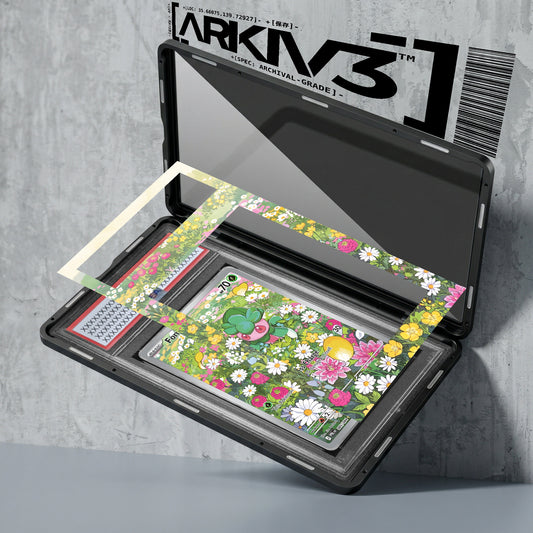 ARKIV3 PSA graded exploded mockup