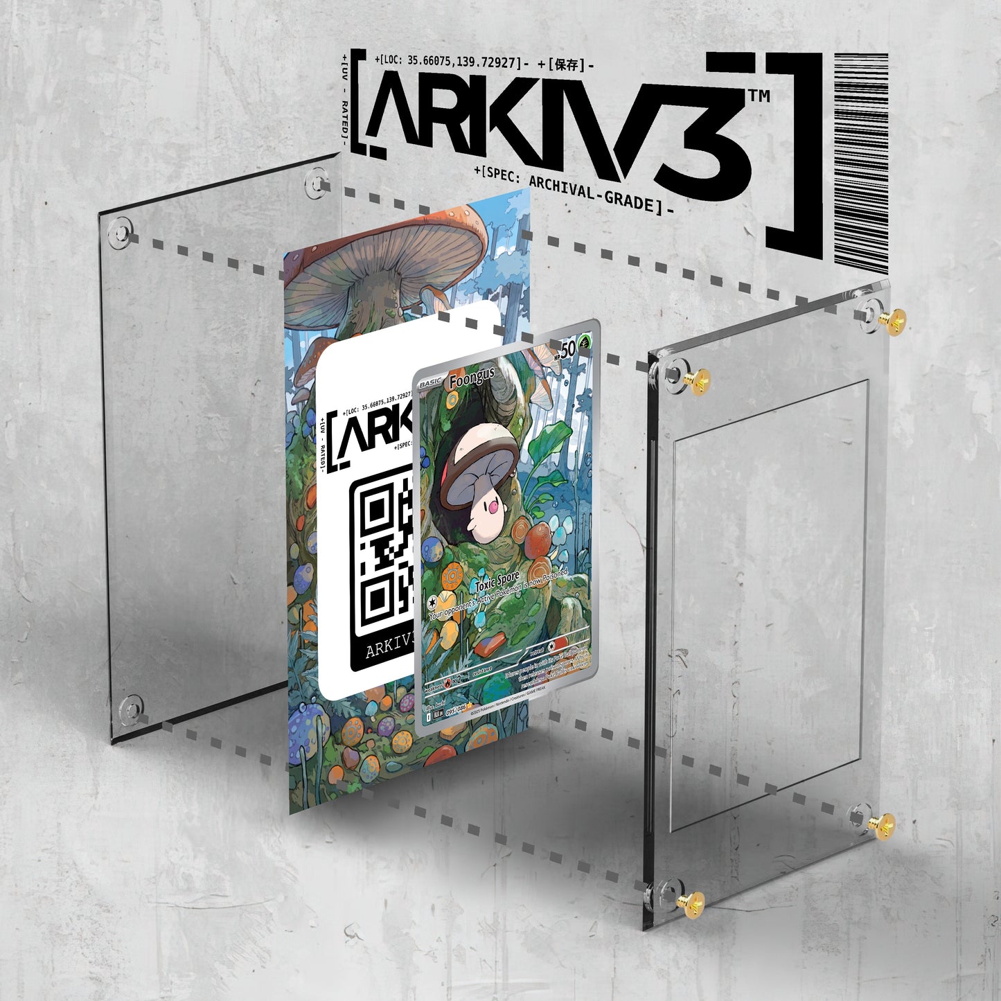 [UNIT: 95/86] // Foongus Extended Art Display Case - Raw