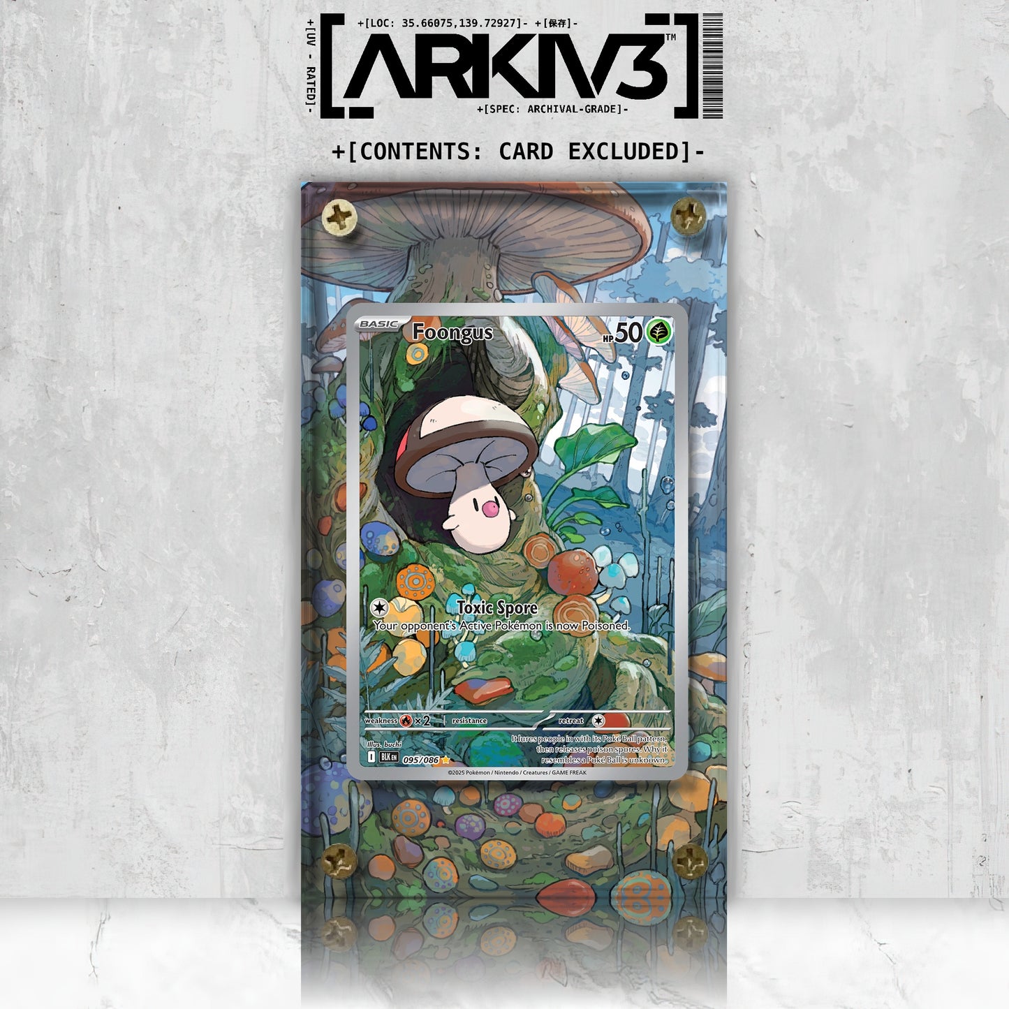 [UNIT: 95/86] // Foongus Extended Art Display Case - Raw