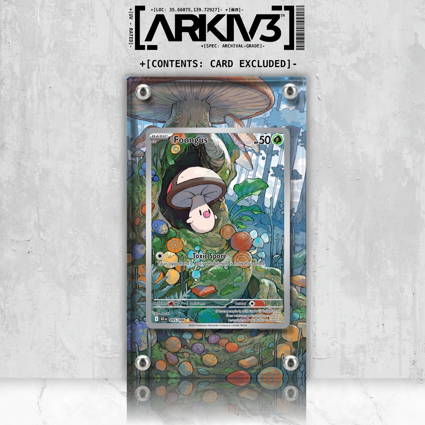 [UNIT: 95/86] // Foongus Extended Art Display Case - Raw
