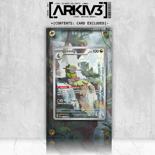 [UNIT: 77/64] // Fraxure Extended Art Display Case - Raw