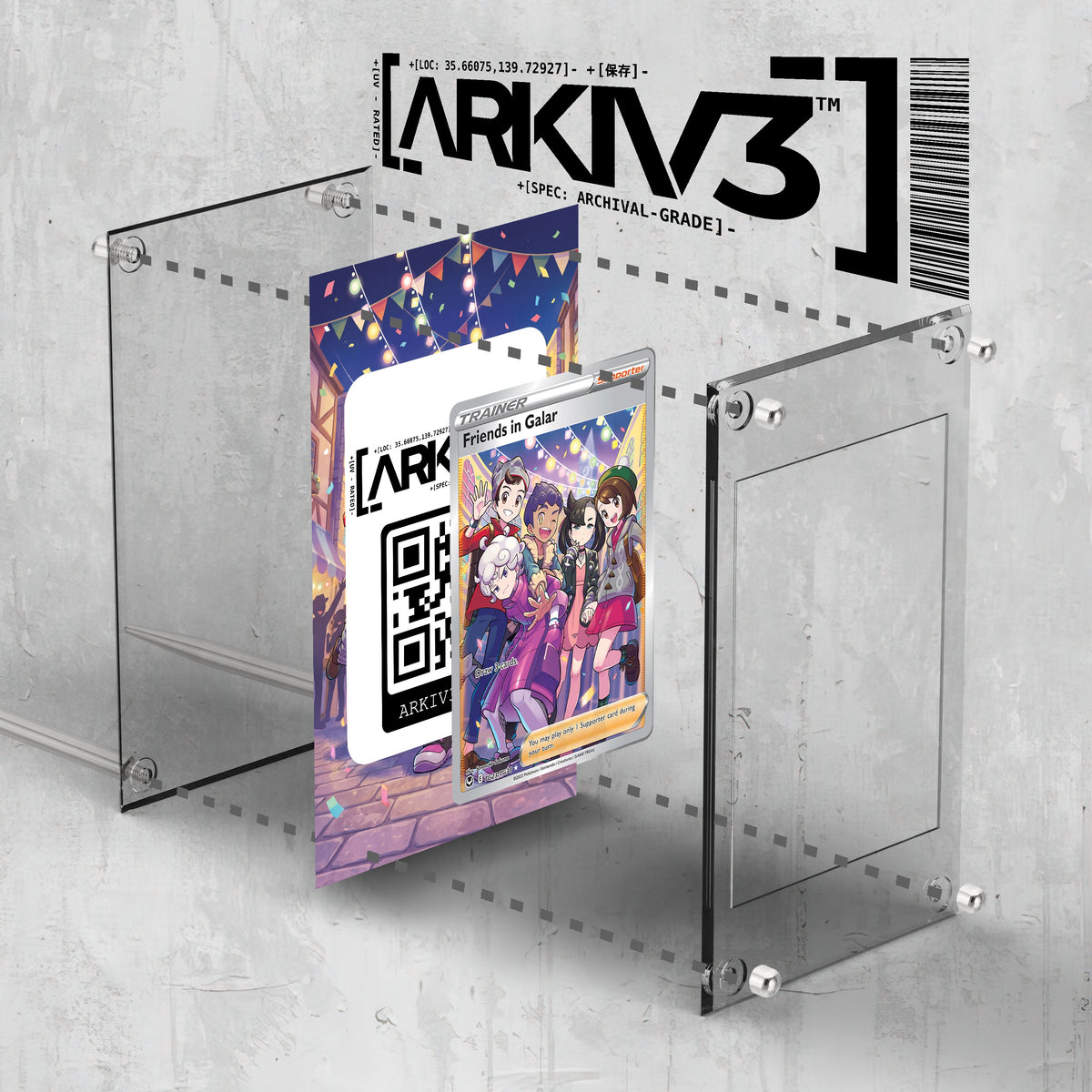 [UNIT: TG23/TG30] // Friends in Galar Extended Art Display Case - Raw