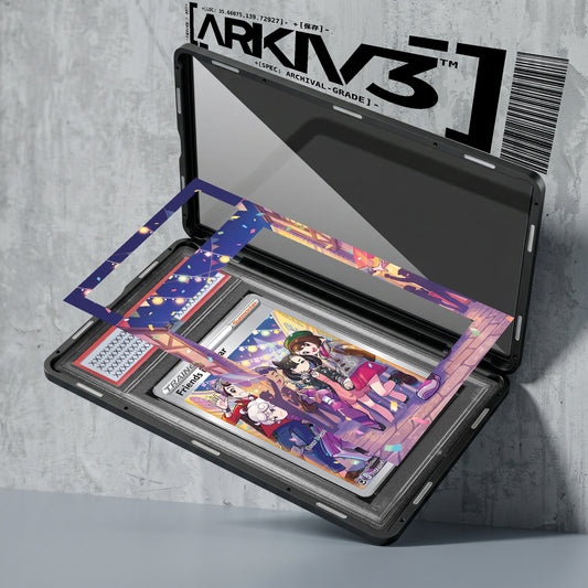 ARKIV3 PSA graded exploded mockup