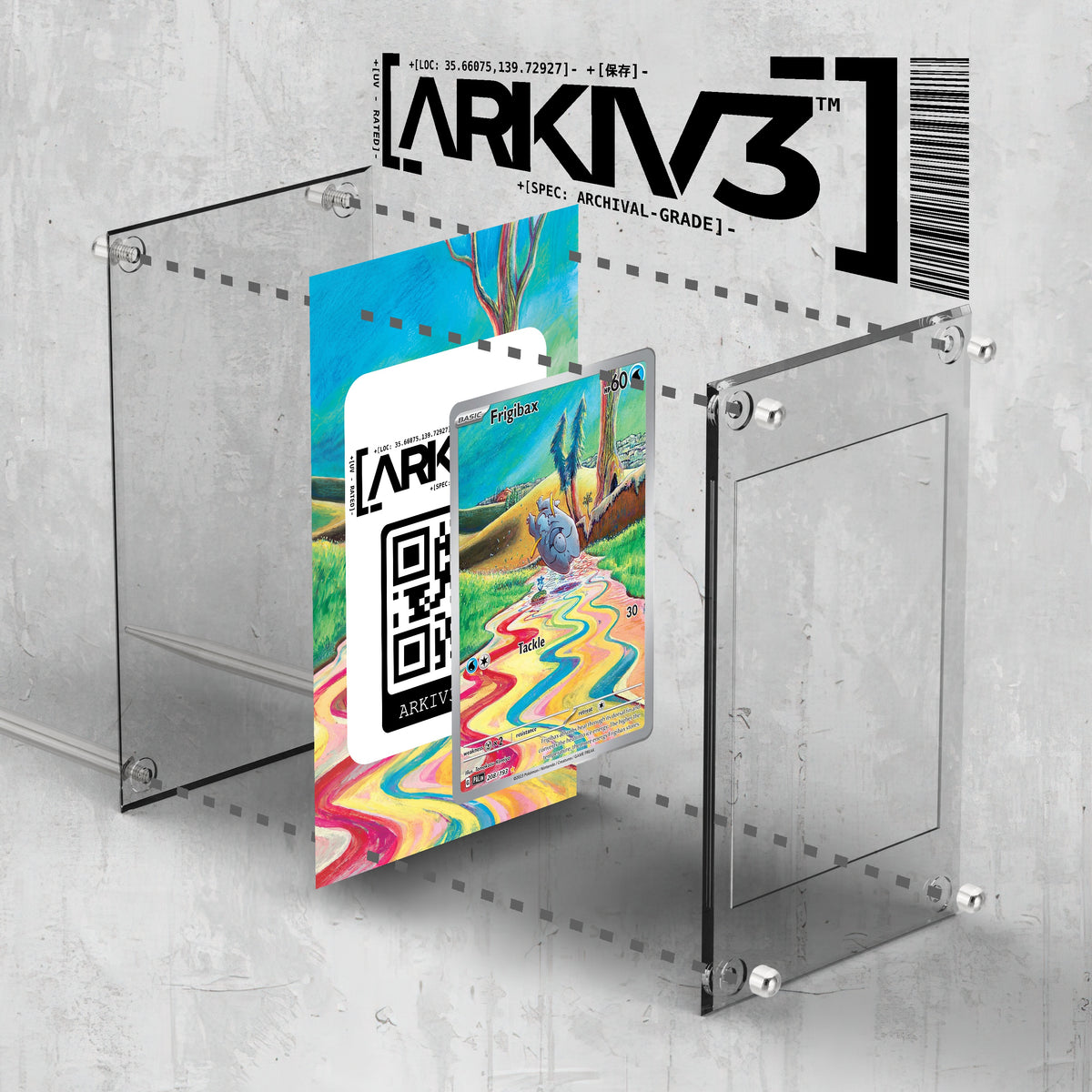 [UNIT: 208/193] // Frigibax Extended Art Display Case - Raw