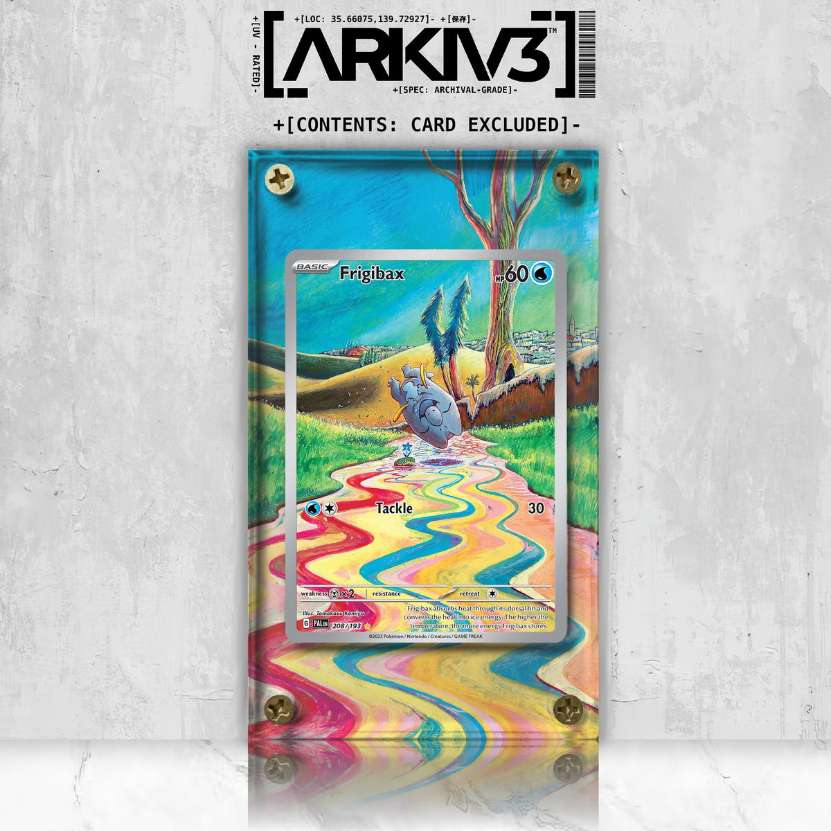 [UNIT: 208/193] // Frigibax Extended Art Display Case - Raw