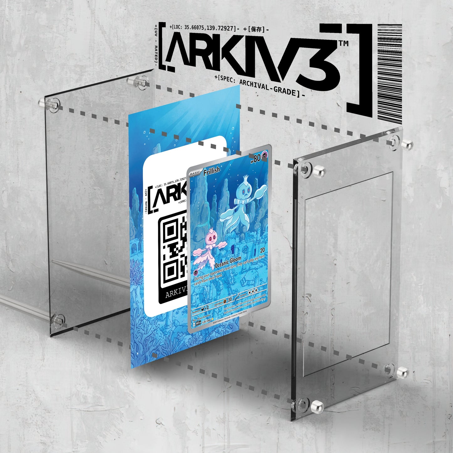 [UNIT: 126/86] // Frillish Extended Art Display Case - Raw