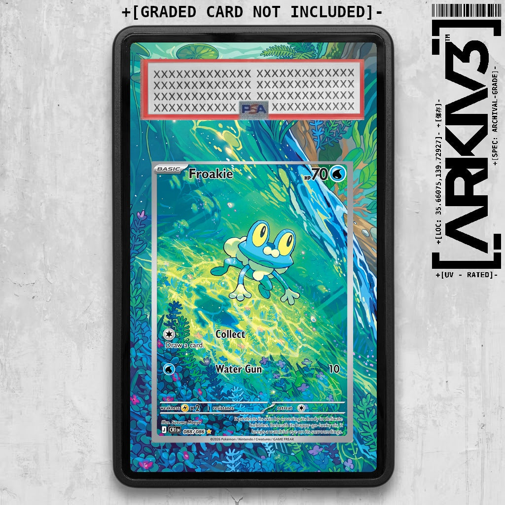[UNIT: 88/86] // Froakie Extended Art Display Case - Graded