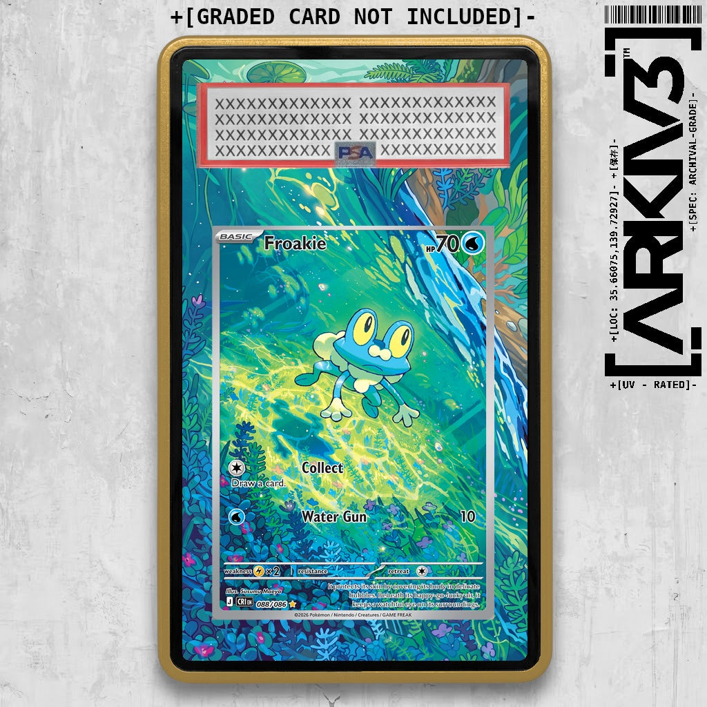 [UNIT: 88/86] // Froakie Extended Art Display Case - Graded