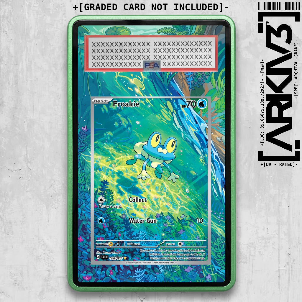 [UNIT: 88/86] // Froakie Extended Art Display Case - Graded