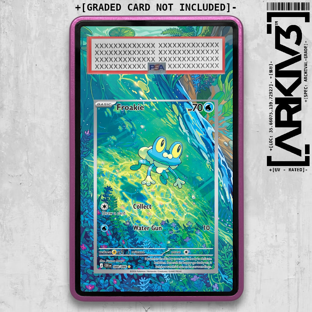 [UNIT: 88/86] // Froakie Extended Art Display Case - Graded