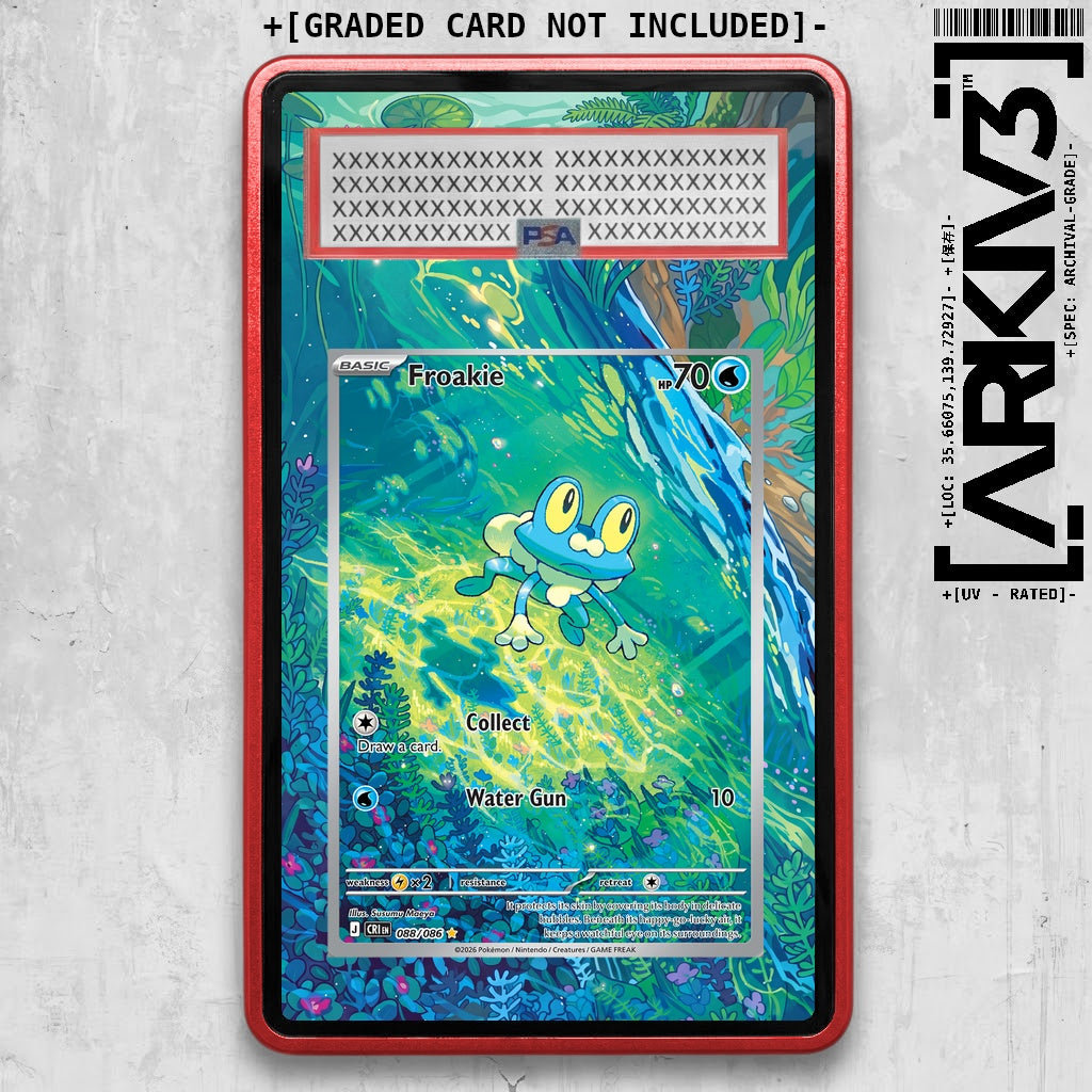 [UNIT: 88/86] // Froakie Extended Art Display Case - Graded