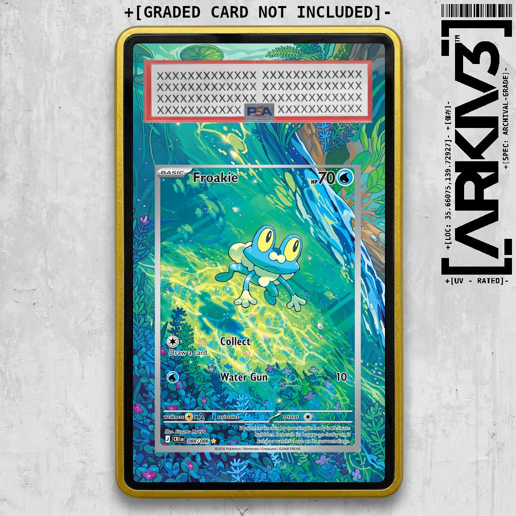 [UNIT: 88/86] // Froakie Extended Art Display Case - Graded