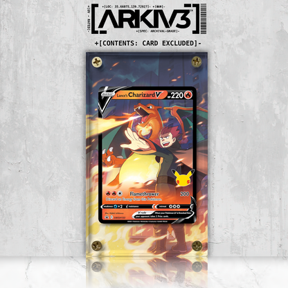[UNIT: SWSH133] // Lance's Charizard V Extended Art Display Case - Raw