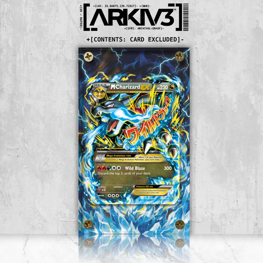 [UNIT: 69/106] // M Charizard EX Extended Art Display Case - Raw
